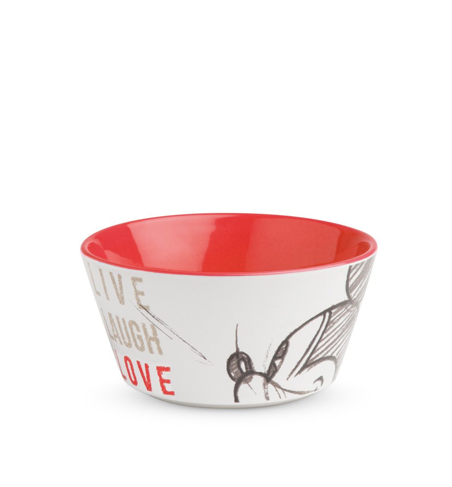 Bol Mickey Laugh Love Rouge