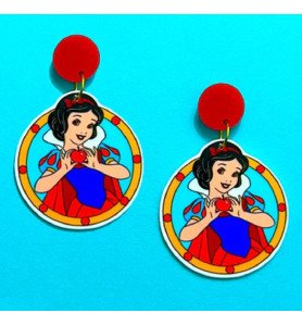 Boucles d'oreilles Blanche Neige