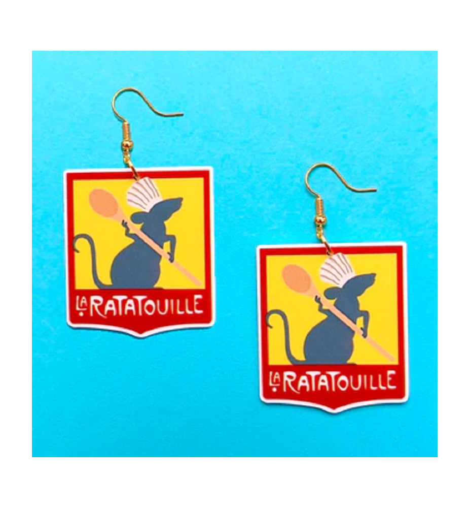 Boucles d'oreilles Rémy - Ratatouille