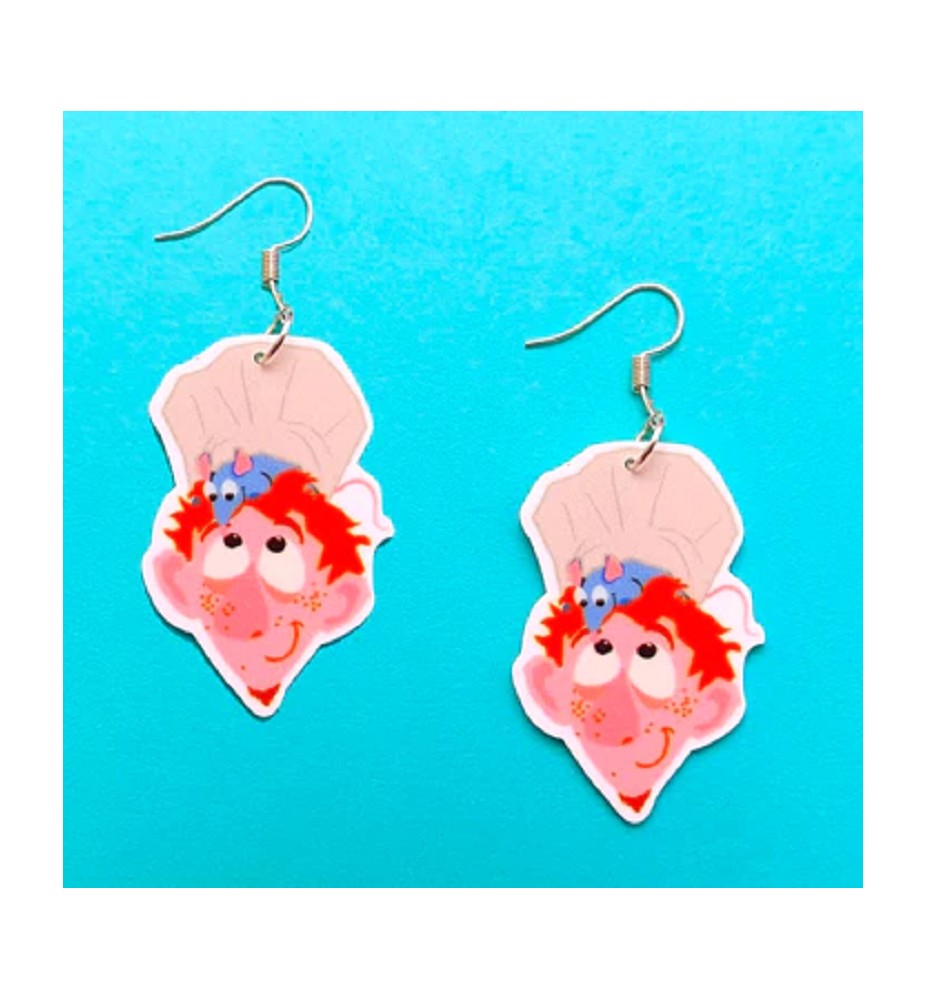 Boucles d'Oreilles Rémy et Linguini - Ratatouille