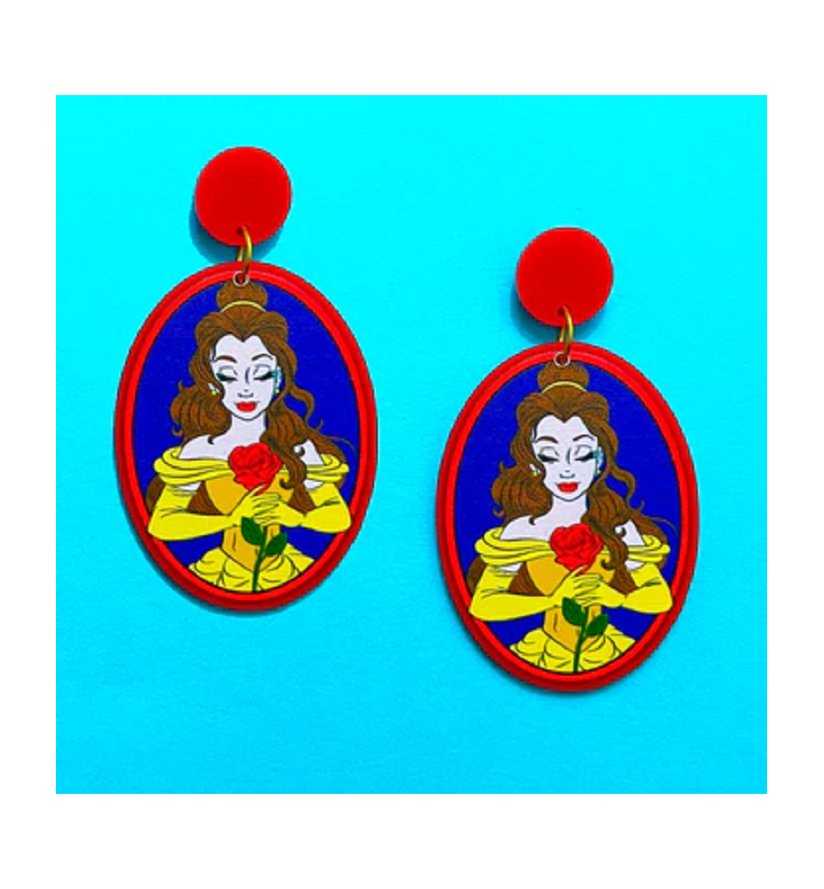 Boucles d'Oreilles Belle - La Belle et la Bête