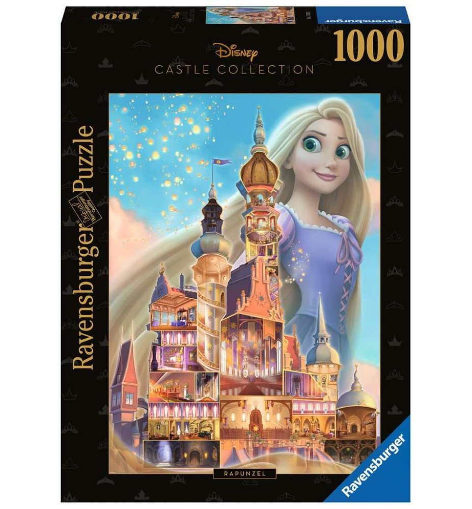 Puzzle 1000 Pièces Châteaux De Princesses - Raiponce