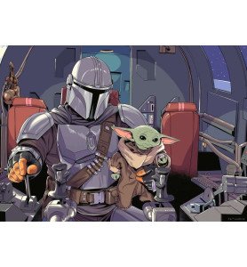 Puzzle 1000 pièces The Mandalorian - Star Wars