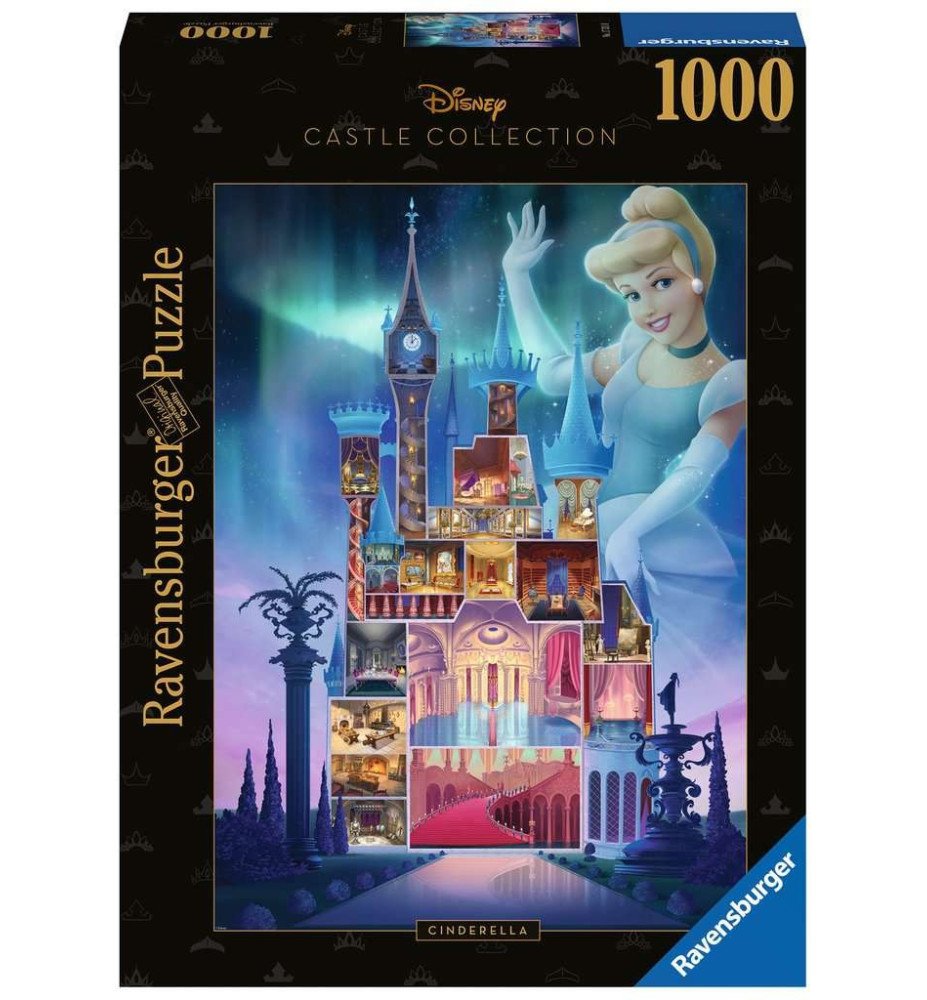 Puzzle 1000 Pièces Châteaux De Princesses - Cendrillon