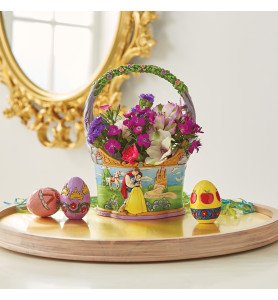 Figurine Panier Blanche Neige + œufs - Disney Traditions