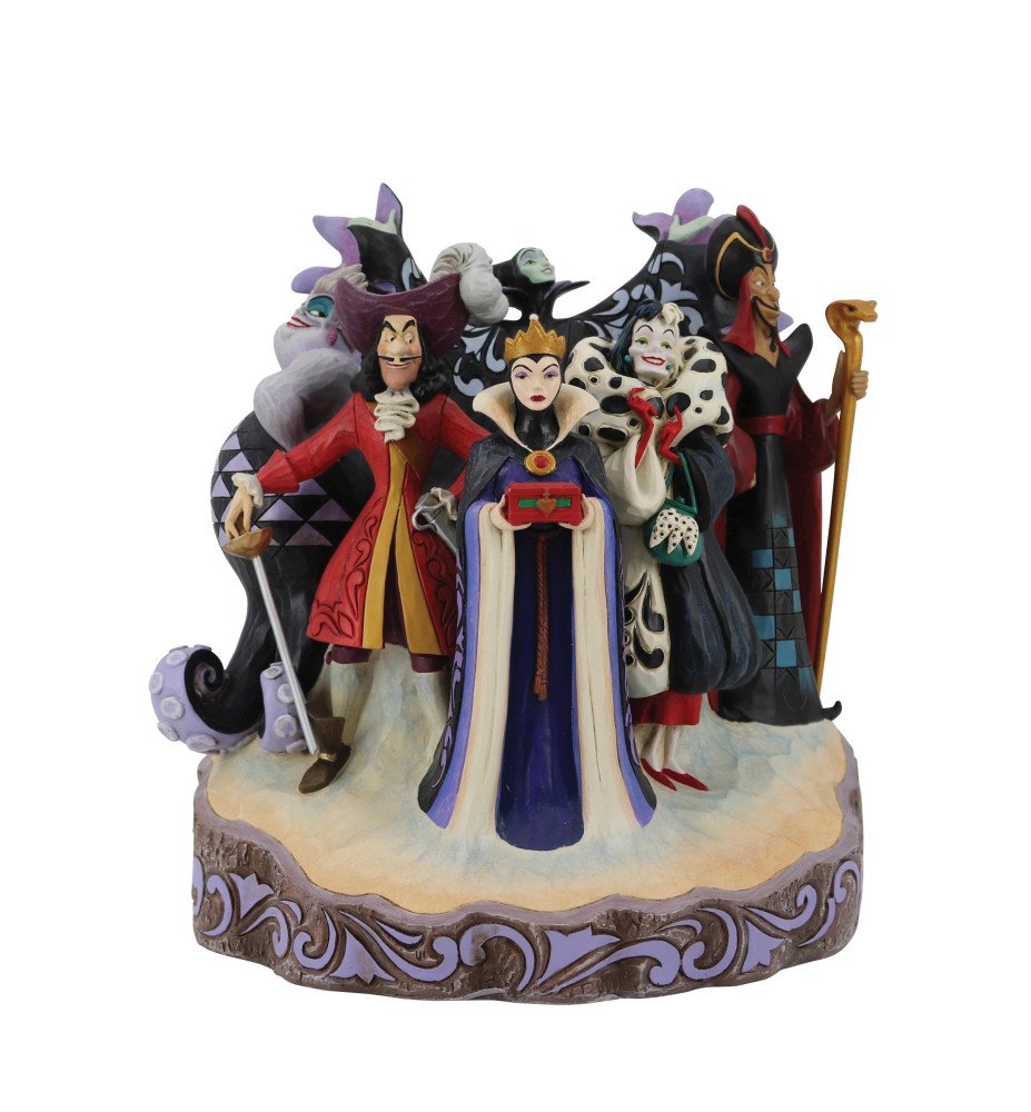 Figurine Carved Les Villains Disney - Disney Traditions