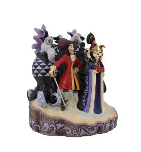 Figurine Carved Les Villains Disney - Disney Traditions