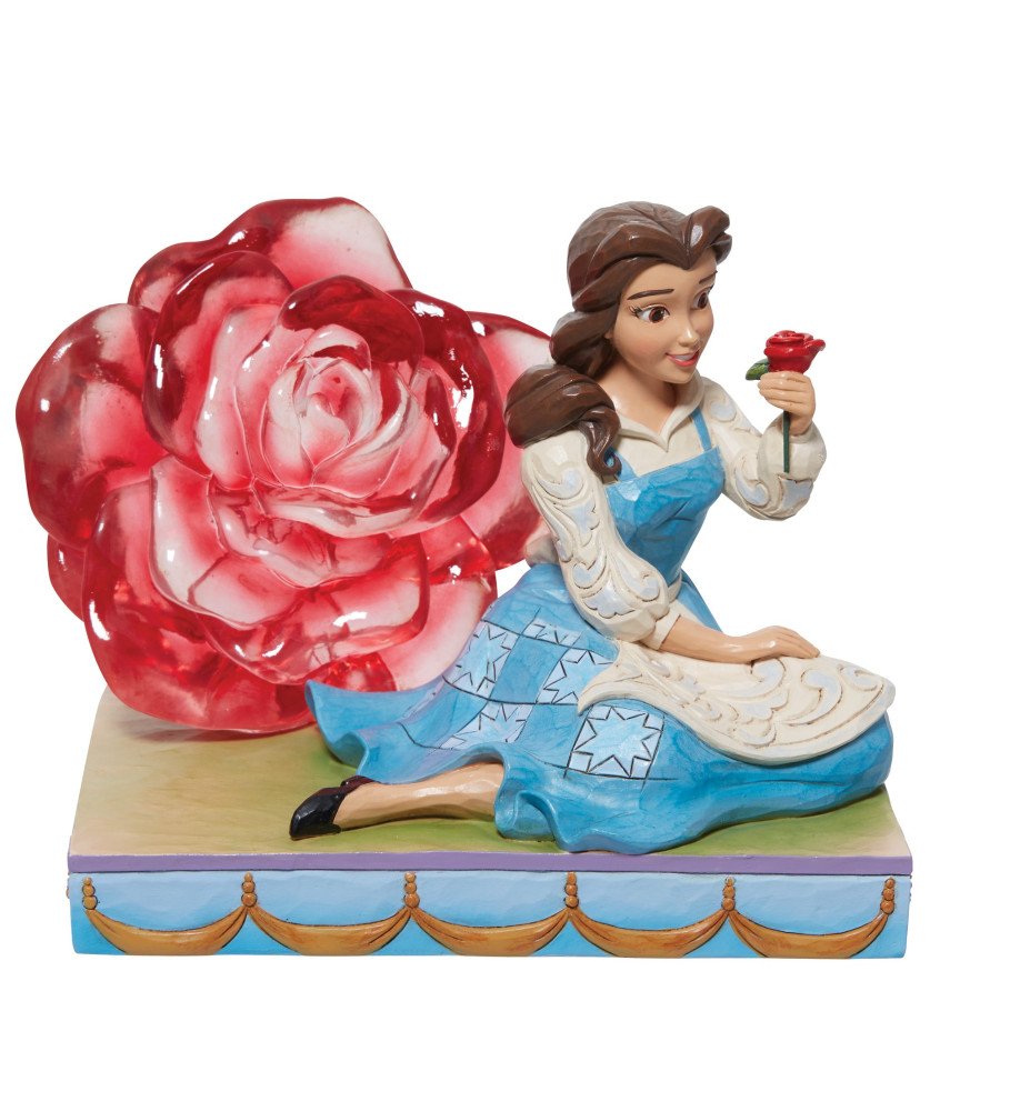 Figurine Belle avec rose éternelle - Disney Traditions