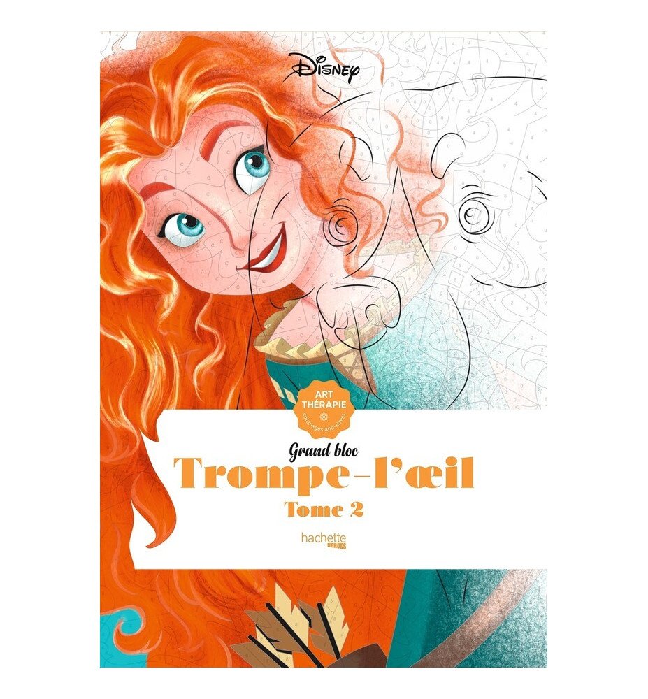 Livre coloriage Trompe l'œil tome 2 - Hachette