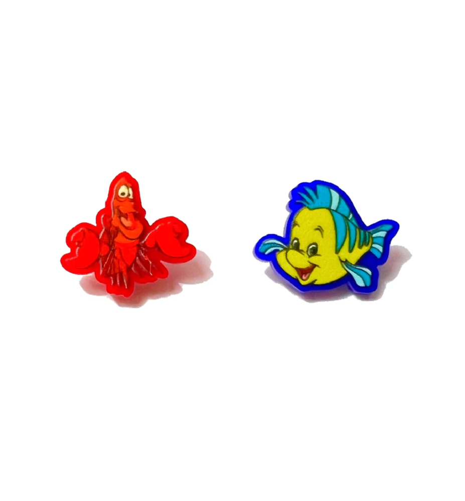 Boucles d'Oreilles Polochon et Sébastien