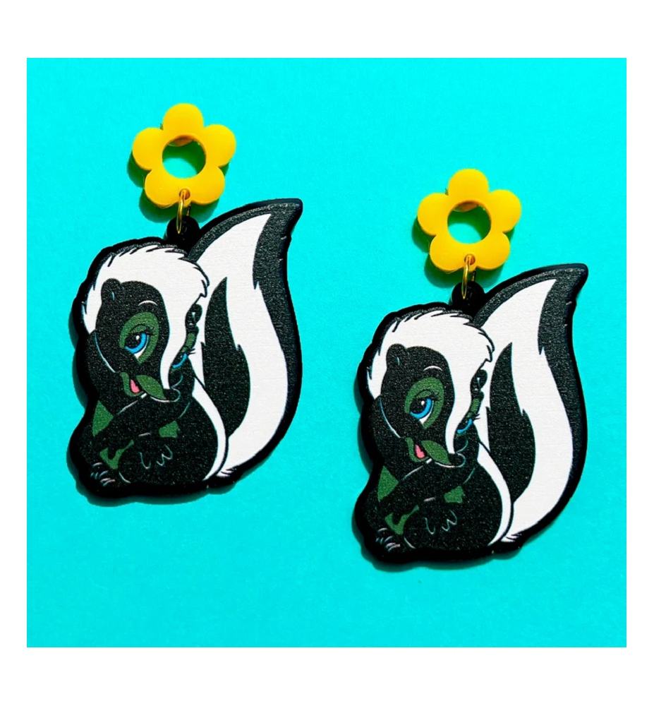 Boucles d'Oreilles Fleur - Bambi