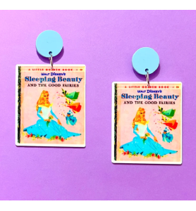 Boucles d'Oreilles Affiche Film La Belle au bois dormant