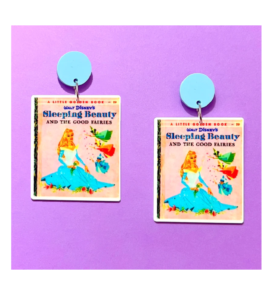 Boucles d'Oreilles Affiche Film La Belle au bois dormant