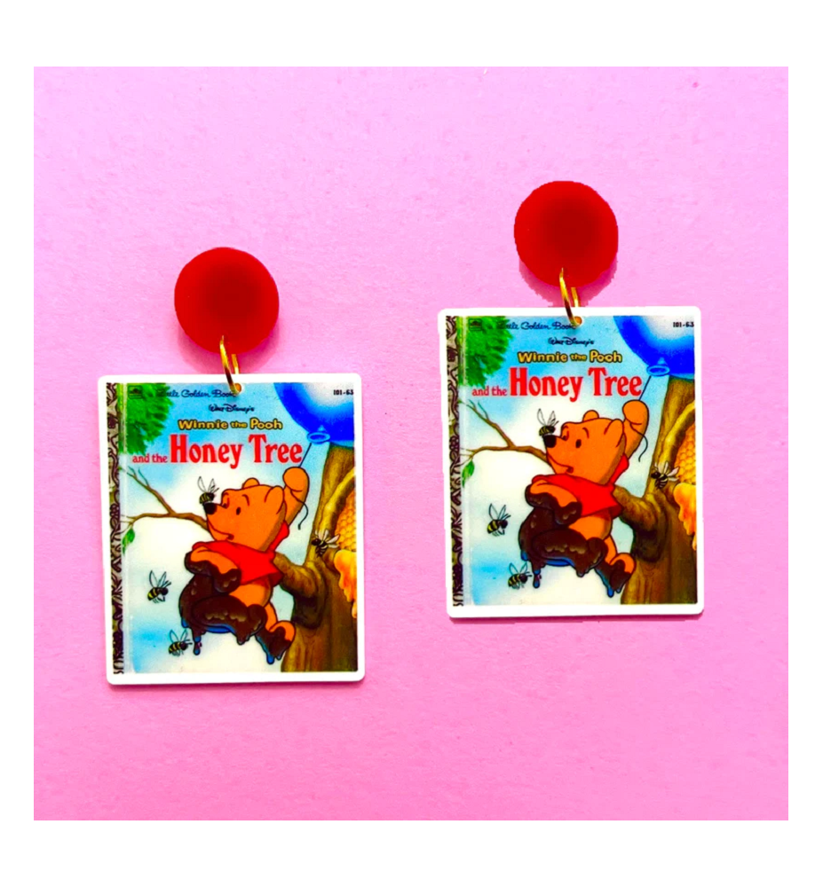 Boucles d'Oreilles Affiche Film Winnie l'ourson