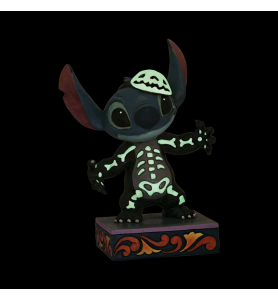 Figurine Stitch Squelette Glow in the dark - Disney Traditions