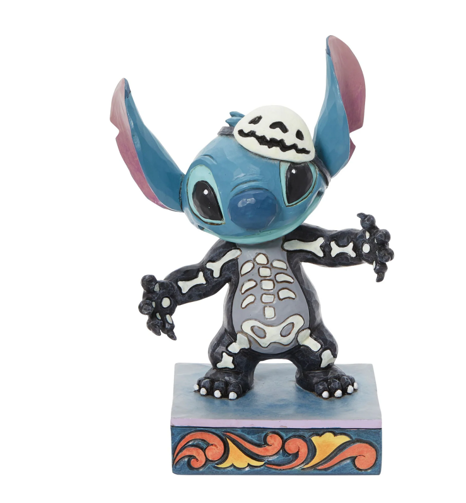 Figurine Stitch Squelette Glow in the dark - Disney Traditions