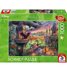 Puzzle 1000 pièces Maléfique La belle au bois dormant - Thomas Kinkade
