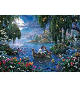 Puzzle 1000 pièces Ariel et Eric La petite sirène - Thomas Kinkade