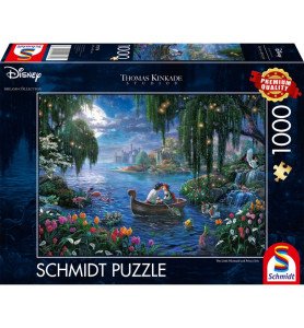 Puzzle 1000 pièces Ariel et Eric La petite sirène - Thomas Kinkade