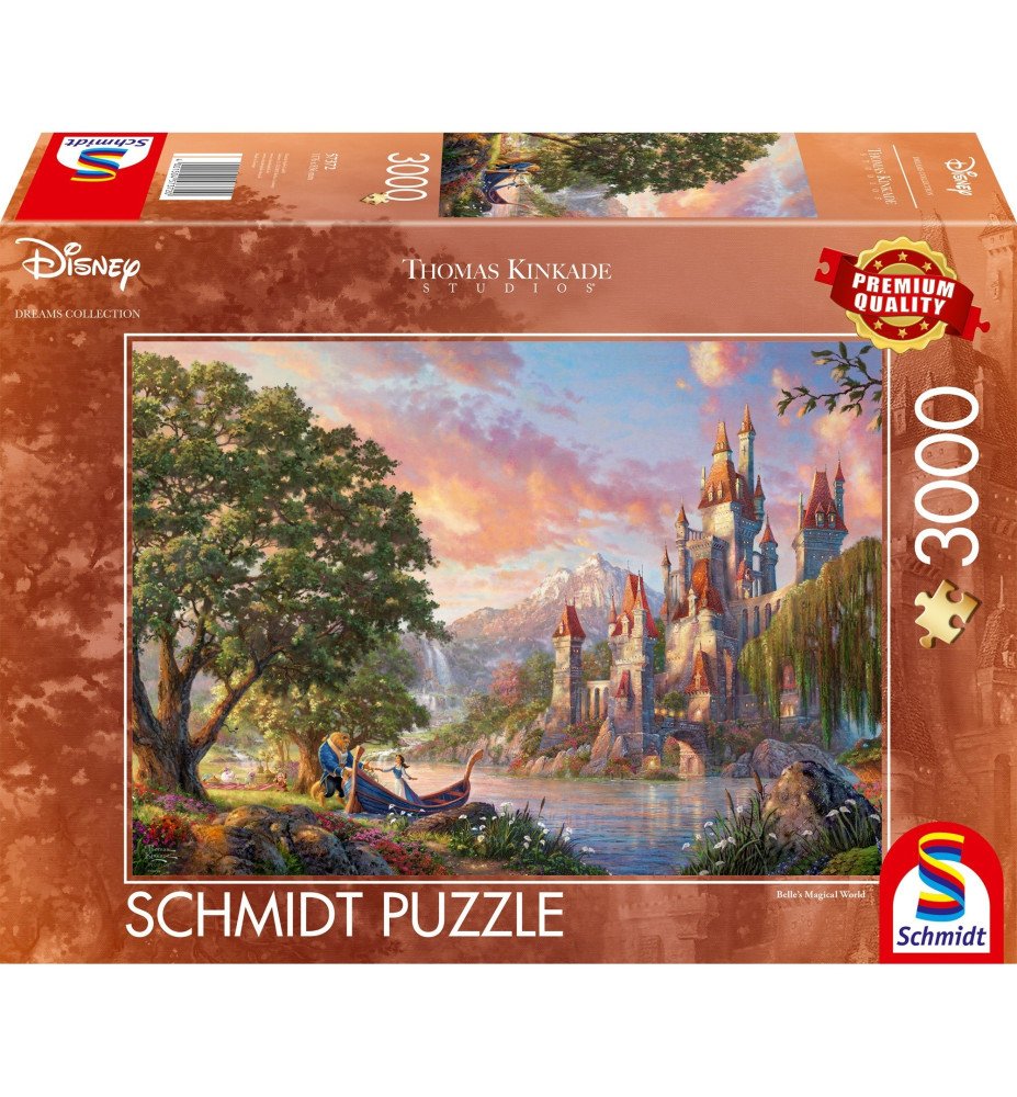 Puzzle 3000 pièces La Belle et la Bête - Thomas Kinkade
