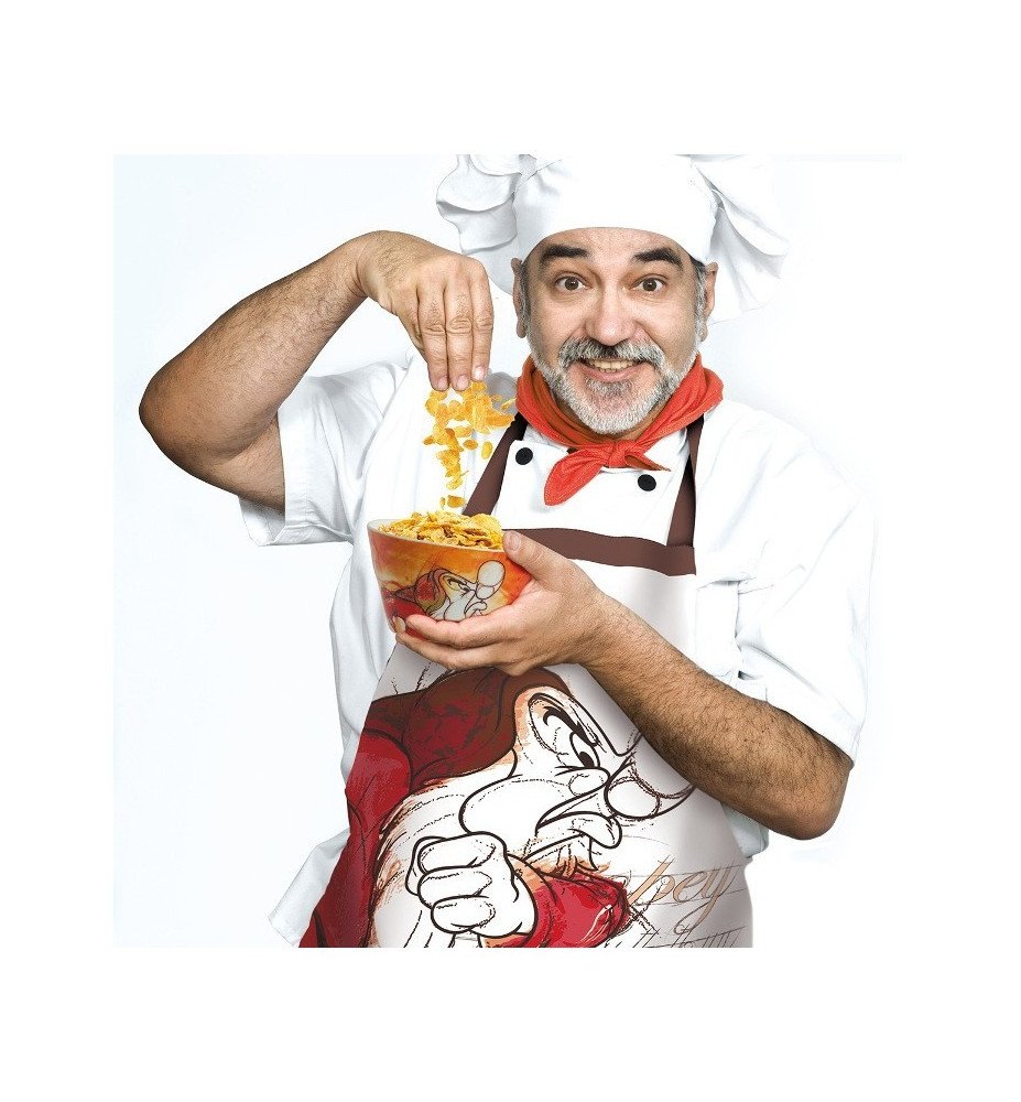 Tablier de cuisine Grincheux - Blanche Neige et les 7 nains