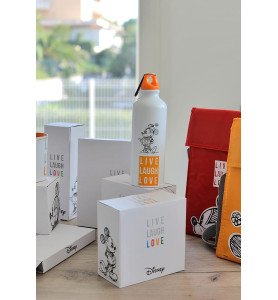 Bouteille aluminium Minnie live, love, laugh
