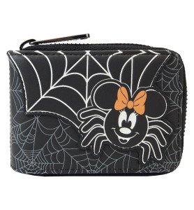 Porte-carte accordéon Minnie araignée Halloween - Loungefly