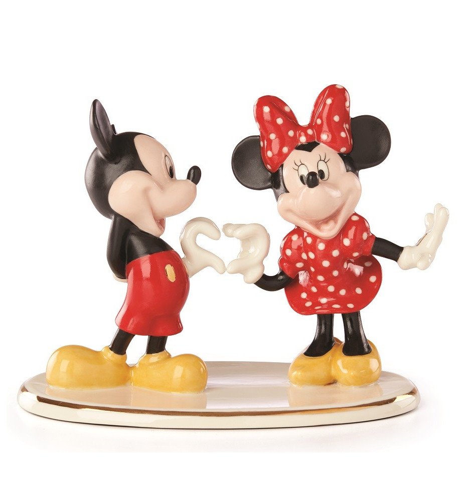 Mickey et Minnie coeur - Lenox
