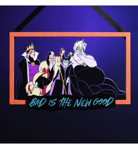 Plaque décorative Les Villains Disney Bad is the new good