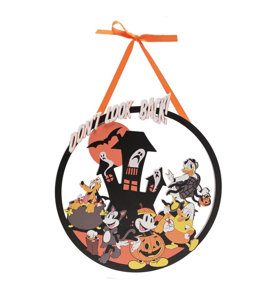 Plaque décorative Mickey and friends Halloween