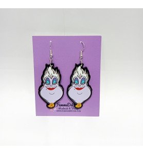 Boucles d'oreilles Ursula - La petite sirène