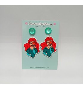 Boucles d'Oreilles Ariel - La Petite Sirène