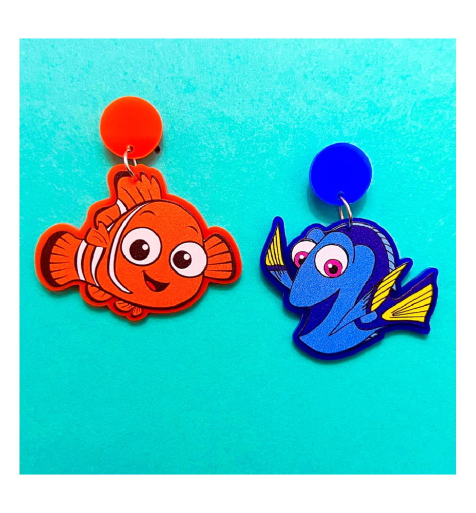 Boucles d'Oreilles Némo et Dory - Le Monde de Némo
