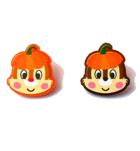 Boucles d'oreilles Fantaisie Tic et Tac Citrouille Halloween - Mickey and friends