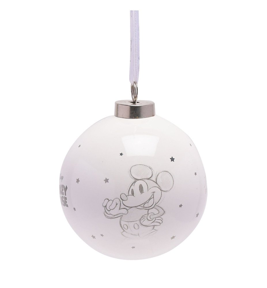 Boule de Noël Mickey en céramique Disney 100