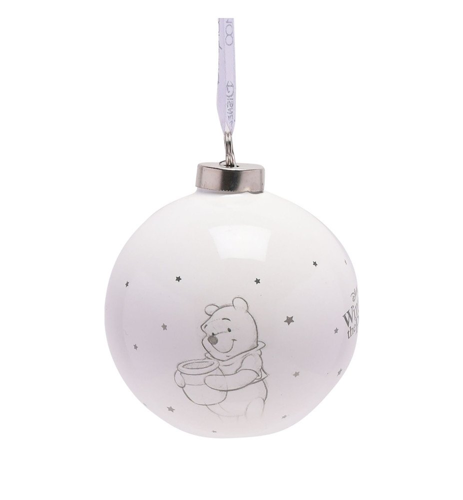 Boule de Noël Winnie en céramique Disney 100 - Winnie l'ourson