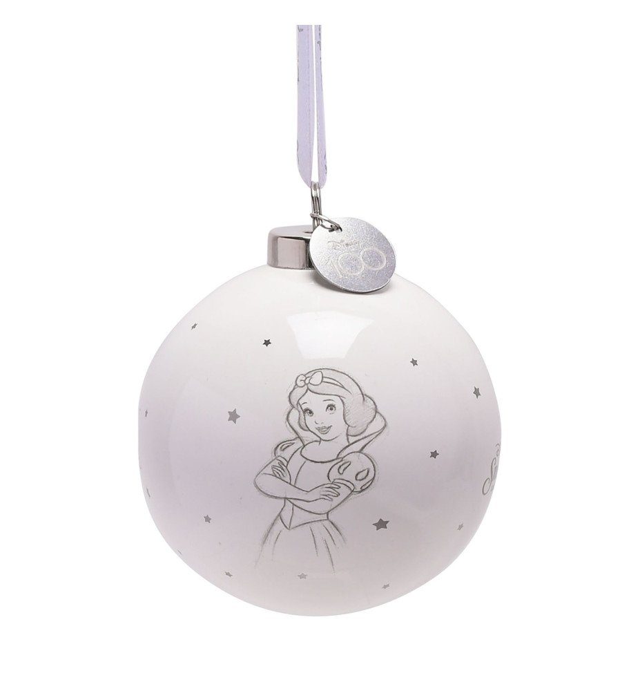 Boule de Noël Blanche-neige en céramique Disney 100 - Princesses
