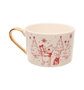 Tasse + sous tasse Winnie l'ourson Noël