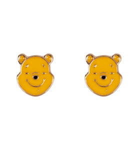 Collier avec pendentif et Boucles d'oreilles Winnie l'ourson