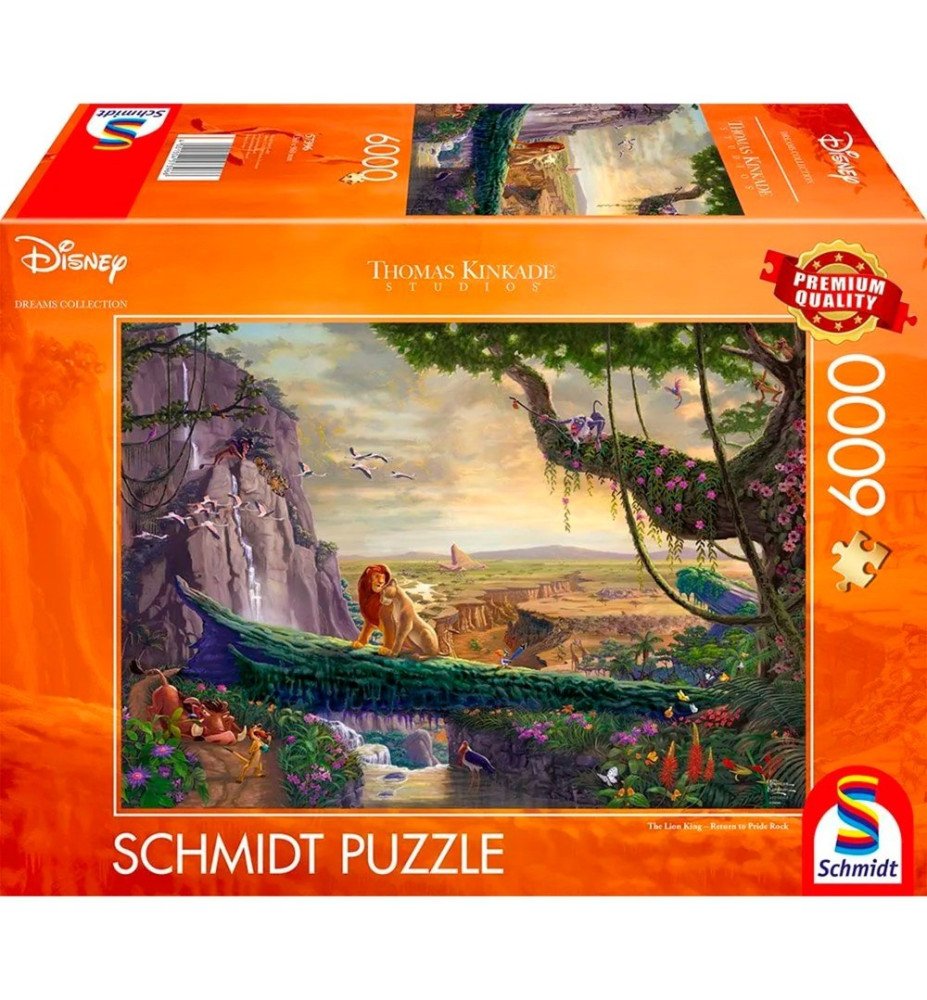 Puzzle 6000 pièces Le roi Lion - Thomas Kinkade