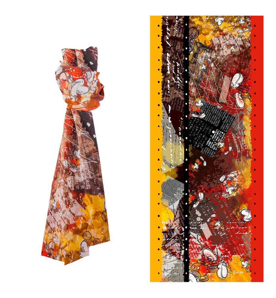 Foulard Mickey