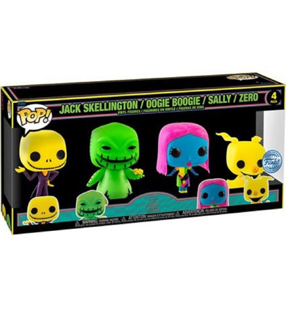 Pack 4 pop L'étrange Noël de Mr Jack - NBC