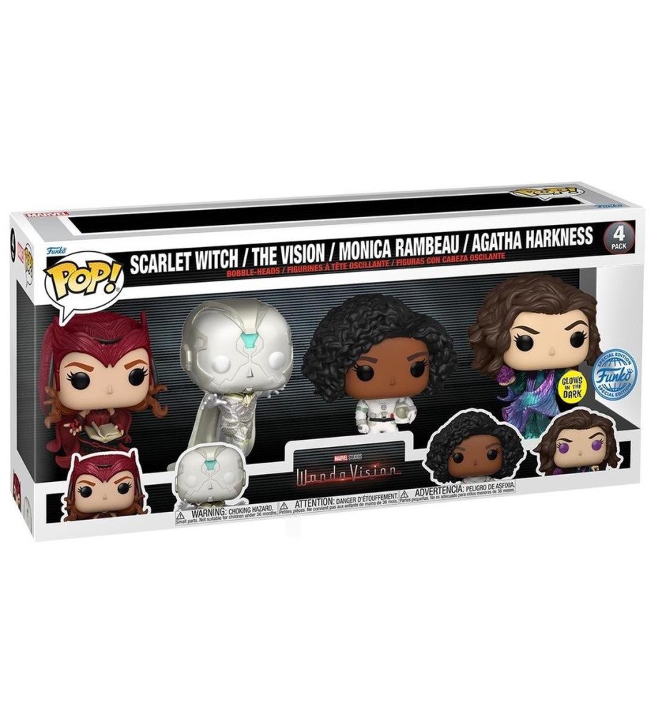 Pack 4 pop Wandavision - Marvel