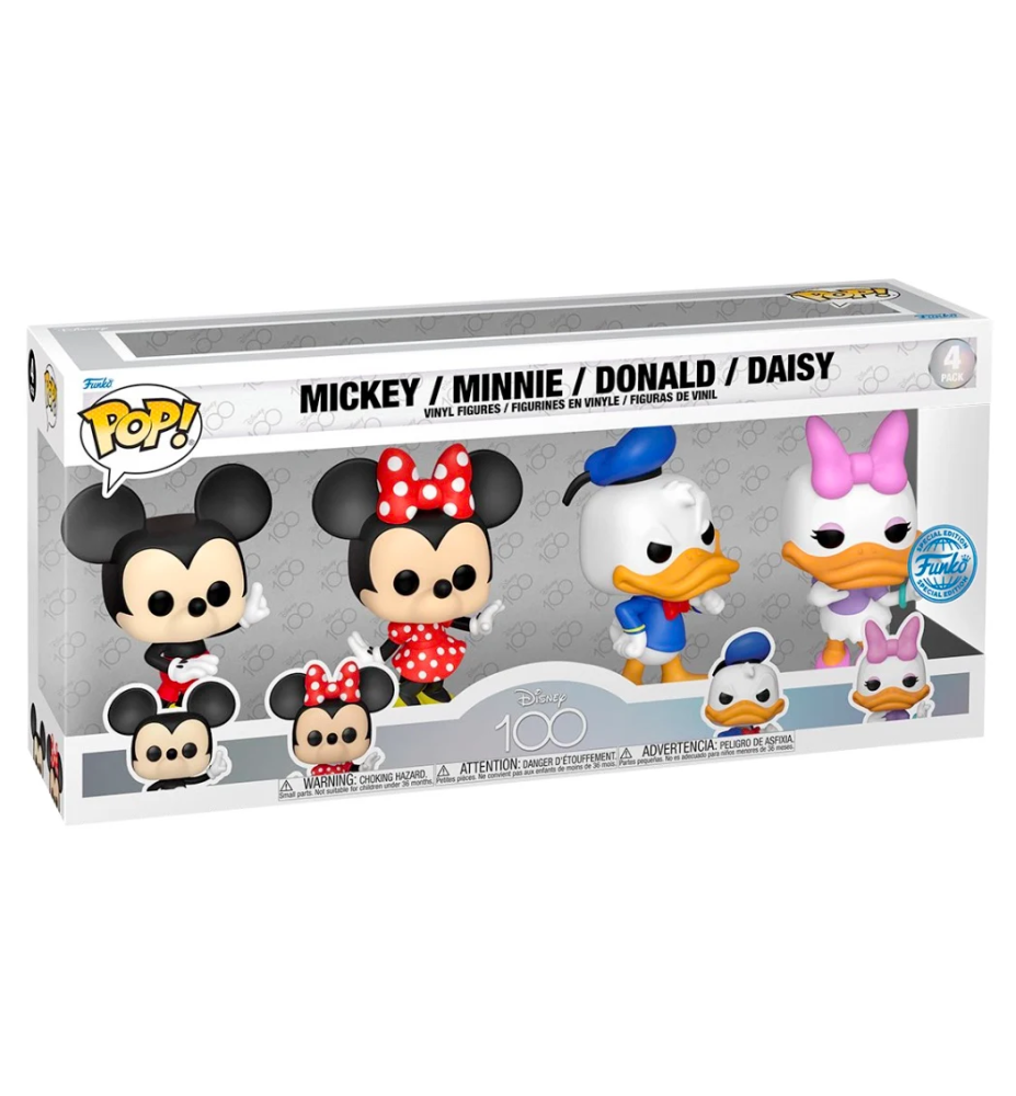 Pack 4 pop Mickey and Friends - Disney Classic