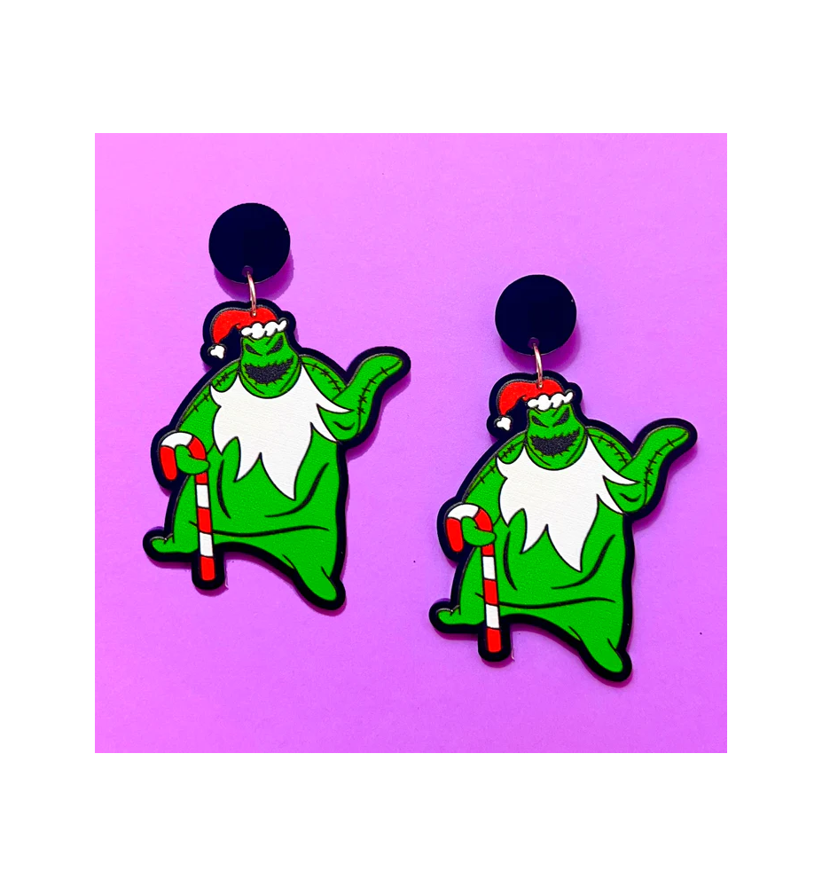 Boucles d'oreilles Oogie Boogie - L'étrange Noël de Mr Jack