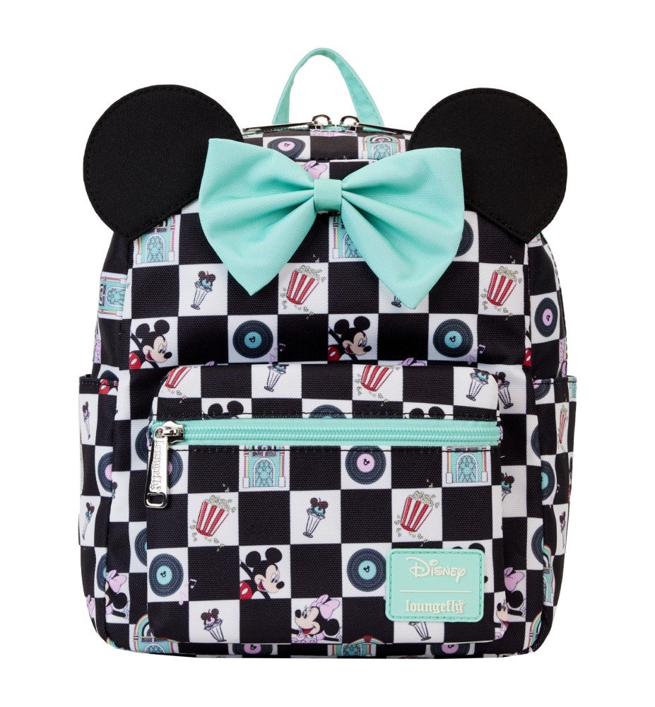Sac à dos Nylon Mickey et Minnie Date Night Diner - Loungefly