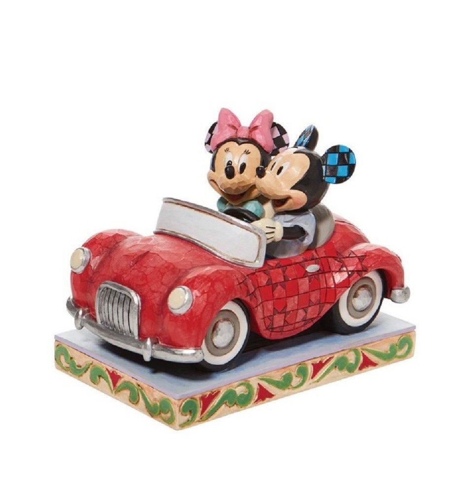 Figurine Mickey et Minnie Voiture - Disney Traditions