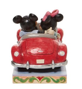 Figurine Mickey et Minnie Voiture - Disney Traditions