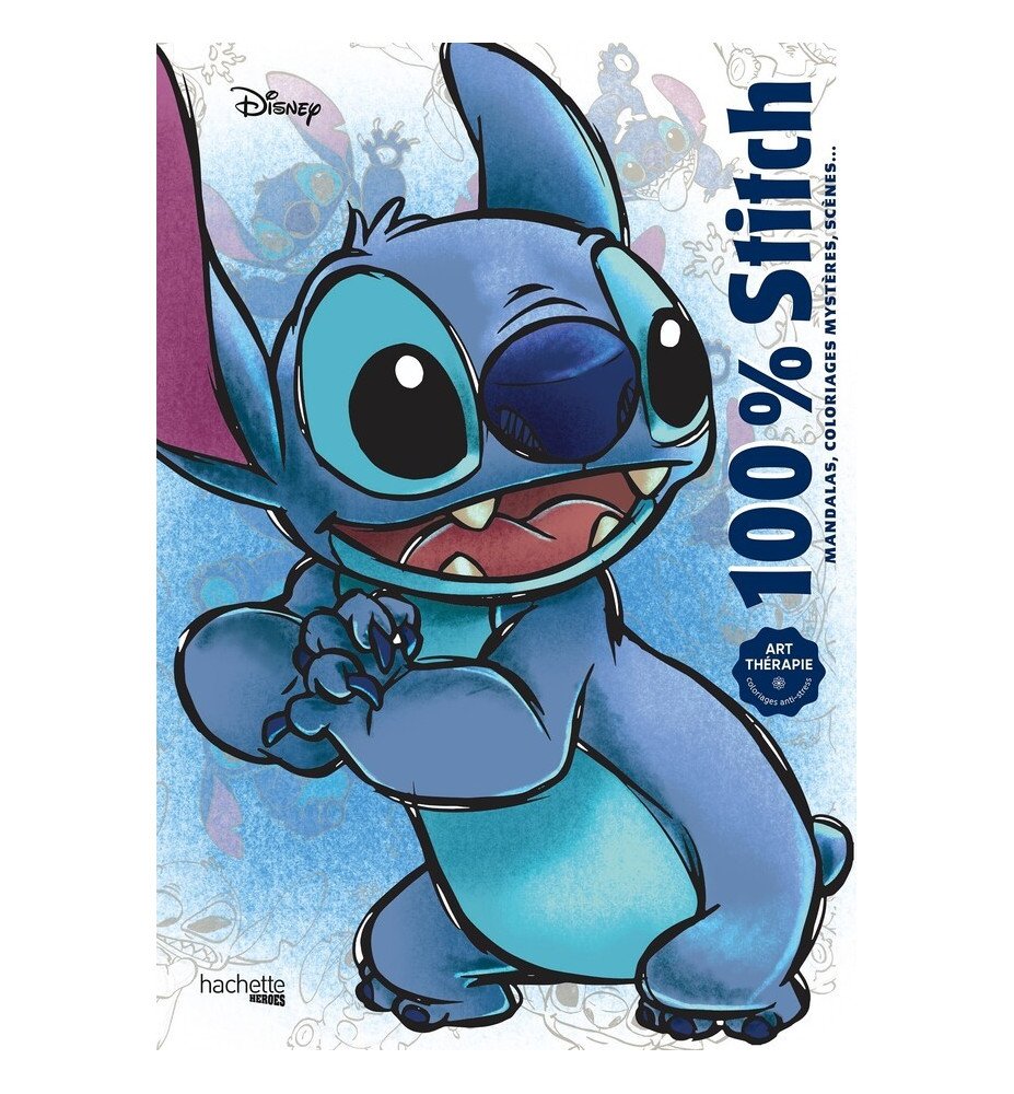 Livre coloriages 100 % Stitch - Hachette