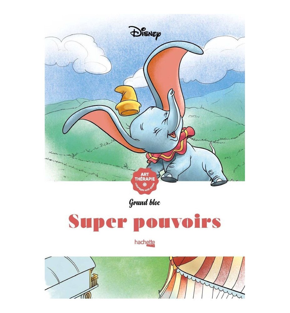 Livre coloriages Super pouvoirs - Hachette